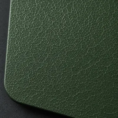 Green vein texture powder coating, macro